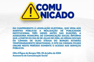 COMUNICADO !