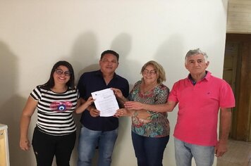 A Câmara Municipal de Olho d'Água do Borges recebeu o diretor da Escola da Assembleia João Maria.