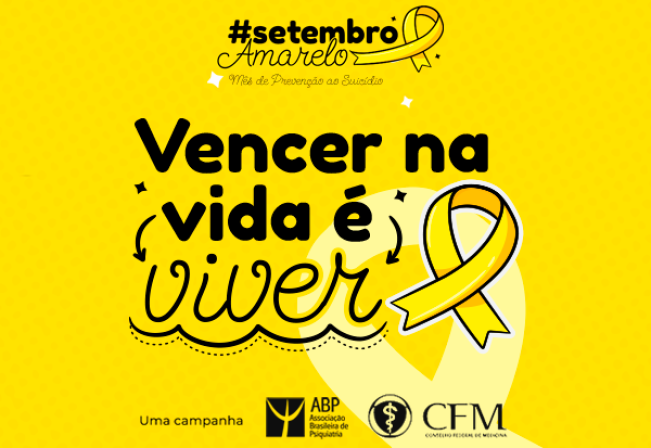 Durante todo o mês de setembro acontece a campanha Setembro Amarelo.